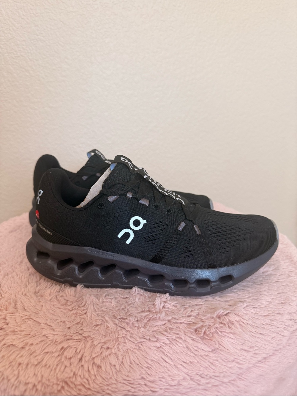 On Running Kids Black and Gray Athletic Sneakers